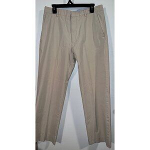 Banana Republic Dress Chino Khaki Pants 34/32 Mens Cotton Blend